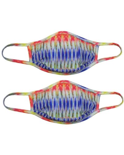 PQ Swim Set Of 2 Cloth Face Masks - Multicolor