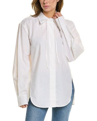 7 For All Mankind Classic Button Up Shirt - White