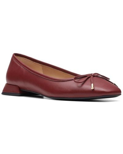 Clarks Ubree15 Step Leather Flat - Red