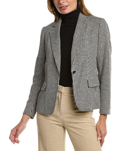 Anne Klein Tweed Jacket - Grey