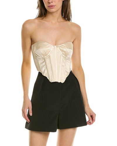 Bardot Eva Strapless Bustier - Black