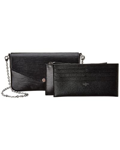 Louis Vuitton LV GHW Trunk Clutch Shoulder Bag M51698 Epi Leather Pink Black