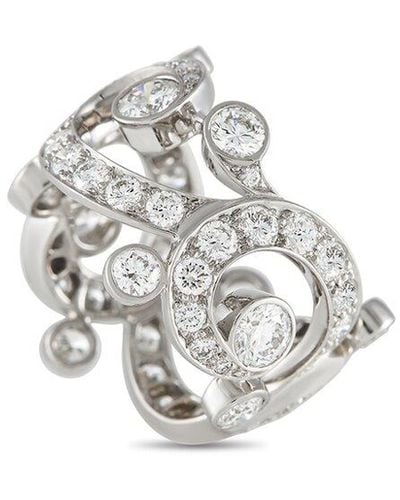 Cartier Boudoir Platinum 4.75 Ct. Tw. Diamond Eternity Ring (Authentic Pre-Owned) - White