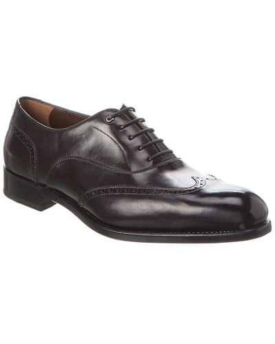 Ferragamo Leather Dress Shoe - Black