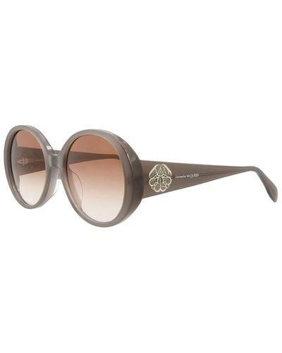 Alexander McQueen Am0285s 145mm Sunglasses - Brown