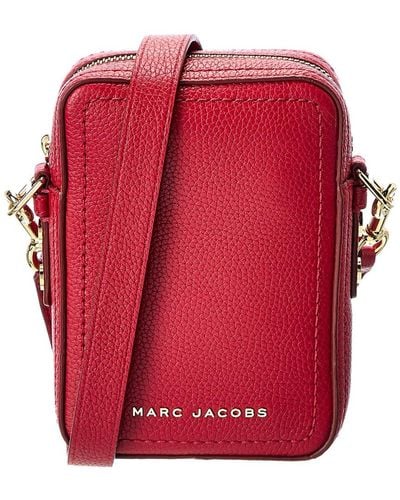 Marc Jacobs N/s Leather Crossbody - Red