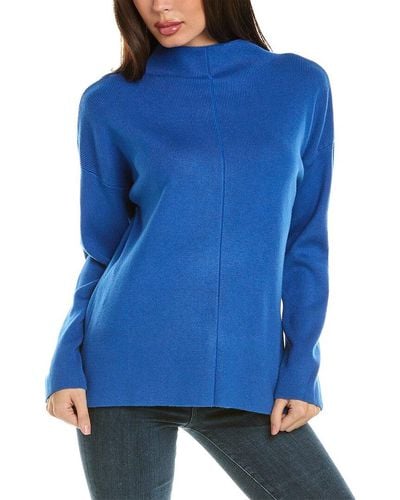 To My Lovers Ribbed Wool-blend Jumper - Blue