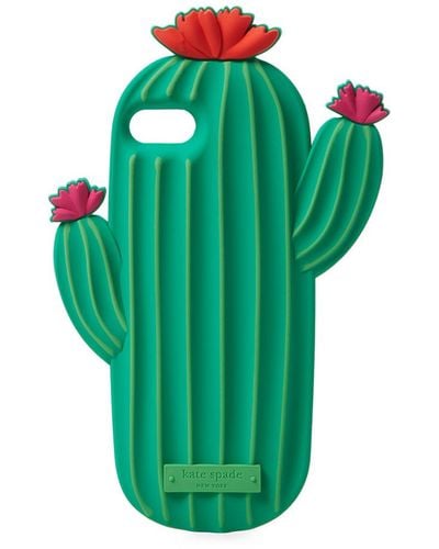 Kate Spade Silicone Cactus Iphone 7 Case - Green