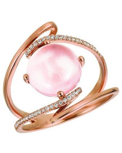 Le Vian Le Vian 14k Strawberry Gold 3.04 Ct. Tw. Rose Quartz Ring - Pink