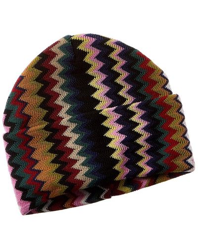 Missoni Wool-blend Hat - Pink