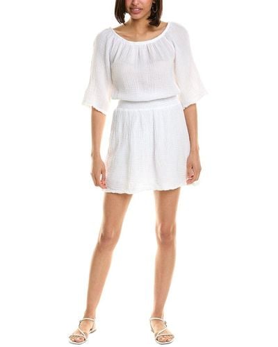 Michael Stars Fernanda Mini Dress - White