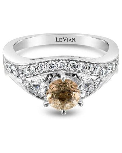 Le Vian Le Vian 14k Vanilla Gold 1.16 Ct. Tw. Diamond & Gemstone Ring - White