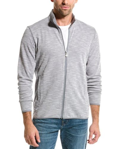 Robert Graham Classic Fit Kobra Full-zip Sweater - Gray