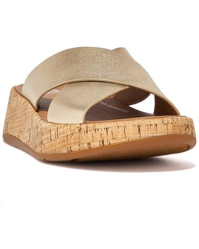 Fitflop F-mode Leather Sandal - Multicolor