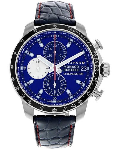 Chopard Grand Prix De Monaco Watch Circa 2016 (Authentic Pre-Owned) - Blue