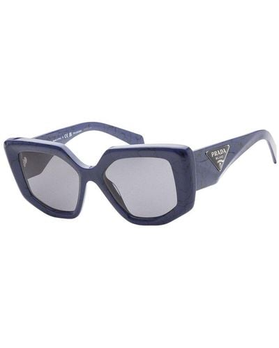 Prada Pr14zs 50mm Polarized Sunglasses - Blue