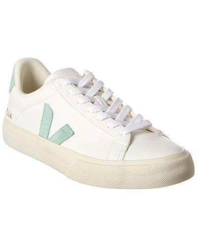 Veja Campo Leather & Suede Sneaker - White