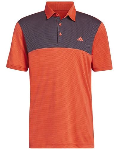 adidas Originals Core Colorblocked Polo Shirt - Orange