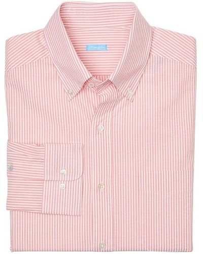 J.McLaughlin Stripe Collis Shirt - Pink