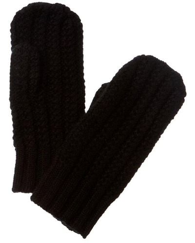 Sofiacashmere Cashmere Gloves - Black