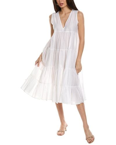 Merlette Chelsea Midi Dress - White