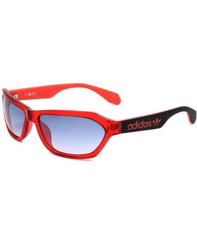 adidas Originals Unisex Or0021 58mm Sunglasses - Red