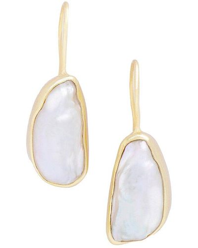 Saachi Pearl Earrings - White