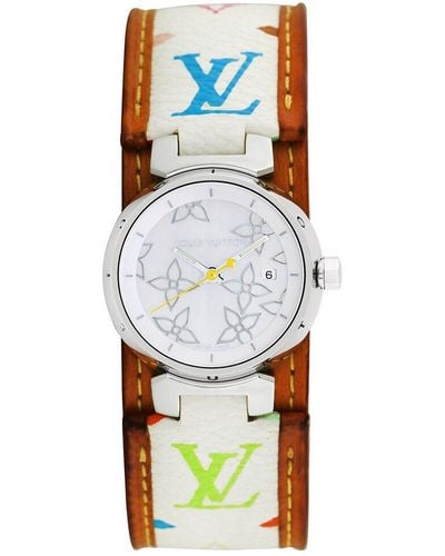 Louis Vuitton Tambour Watch, Circa 2000S (Authentic Pre-Owned) - White