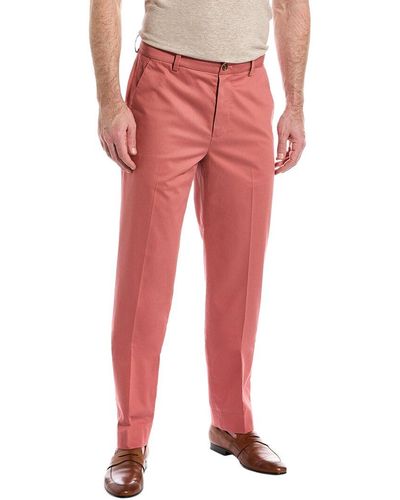 Brooks Brothers Advantage Chino Stretch Clark Fit Pant - Red