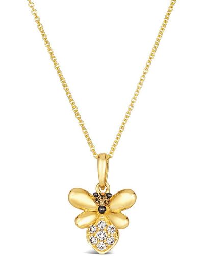 Le Vian 14k Honey Goldtm 0.17 Ct. Tw. Diamond Pendant Necklace - Metallic