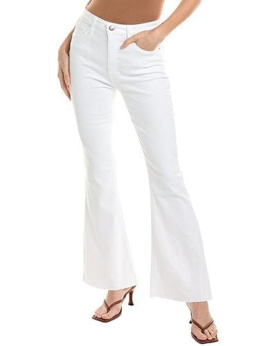 Hudson Jeans Holly Spring White High-rise Flare Bootcut Jean