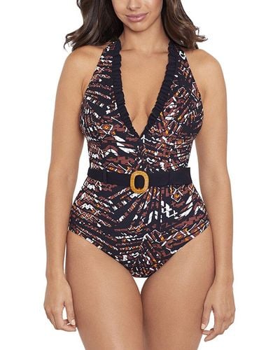 Skinny Dippers Blondee Cinch One-piece - Blue