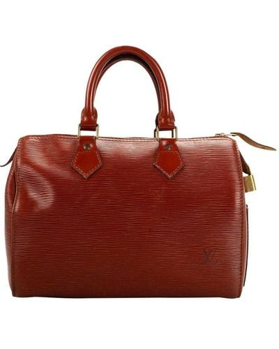 Louis Vuitton Epi Leather Speedy 25 (Authentic Pre-Owned) - Red
