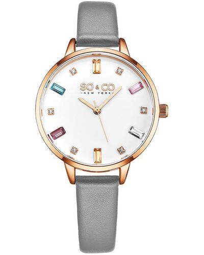 SO & CO Chelsea Watch - White