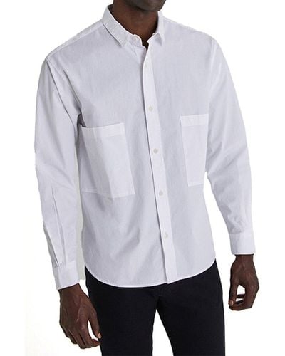 AG Jeans Shiro Oversized Pocket Shirt - White