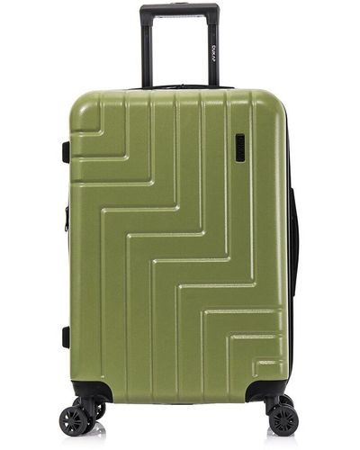 DUKAP Zahav Lightweight Expandable Hardside Spinner Luggage 24" - Green