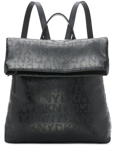 DKNY Tilly Foldover Backpack - Black