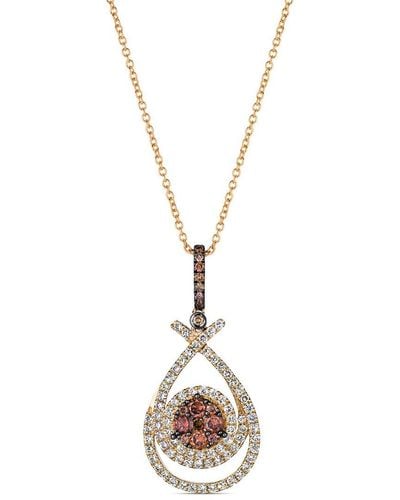 Le Vian 14k Honey Goldtm 1.30 Ct. Tw. Diamond Pendant Necklace - Metallic