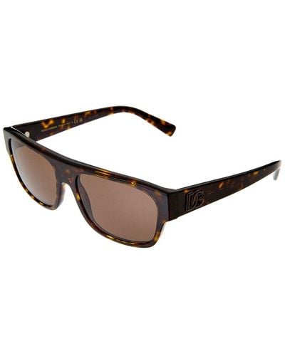 Dolce & Gabbana 57mm Sunglasses - Brown