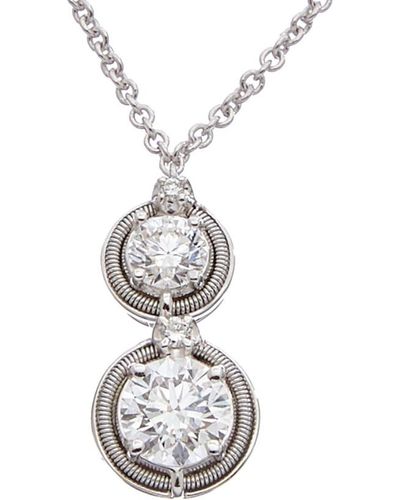 Marco Bicego Forever 18k 0.76 Ct. Tw. Diamond Pendant Necklace - Metallic