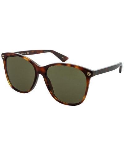 Gucci 58mm Sunglasses - Green
