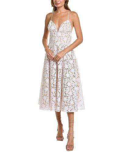 Michael Kors Michael Kors Eyelet Dance Dress - White