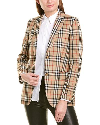 Burberry Blazers, sport coats and suit jackets for Women | Online Sale up  to 77% off | Lyst Australia