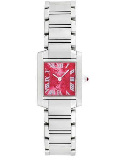 Cartier Tank Francaise Watch, Circa 2000S (Authentic Pre-Owned) - White