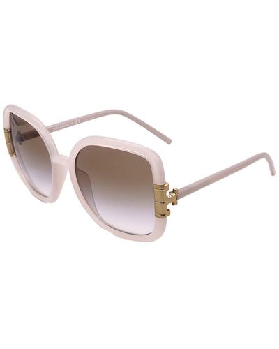 Tory Burch Ty9063U 56Mm Sunglasses - White
