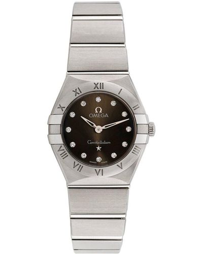 Omega Constellation Diamond Watch, Circa 2000S (Authentic Pre-Owned) - Multicolour