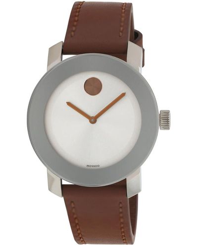 Movado Leather Watch - Multicolor