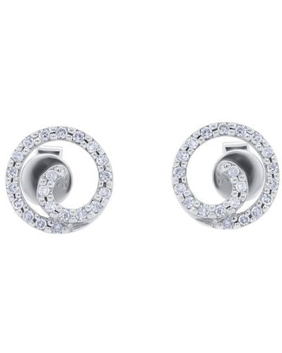 Diana M. Jewels Fine Jewelry 14- 0.25 Ct. Tw. Diamond Earrings - Metallic