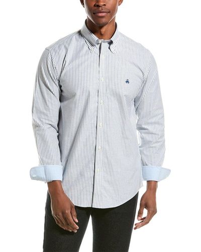 Brooks Brothers Oxford Regular Fit Shirt - Gray
