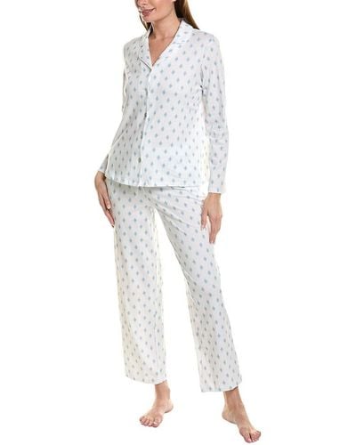 Carole Hochman 2pc Pajama Set - White